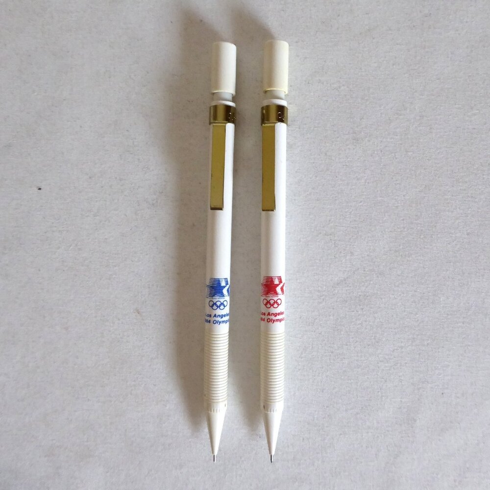 VINTAGE 1984 LOS ANGELES SUMMER OLYMPICS MECHANICAL PENCIL SET